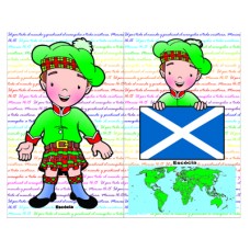 Almofadas - Missões - Criança Escócia G
